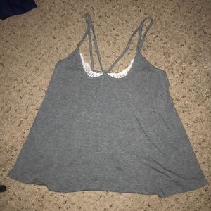Express Grey Tank Top